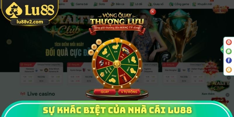 Sự khác biệt của nhà cái Lu88