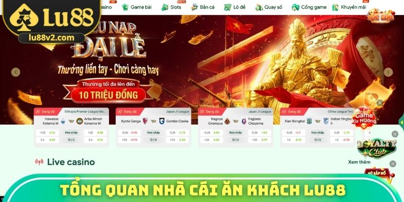 Tổng quan nhà cái ăn khách Lu88